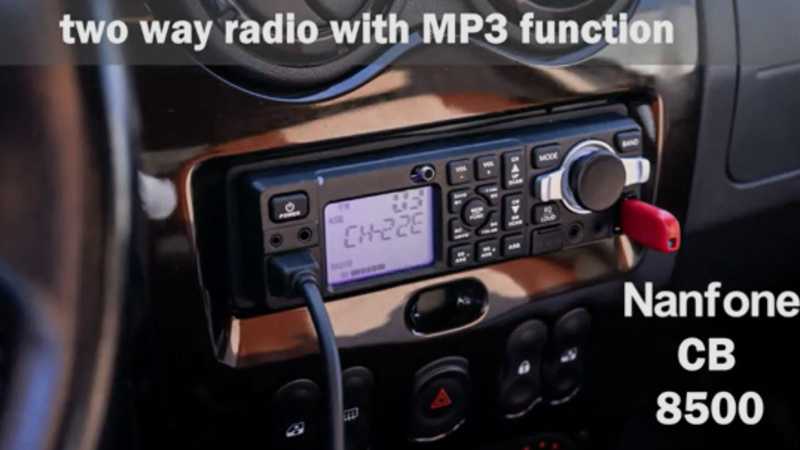 CB that combines mp3, and fm radio, that works on cars existing speakers