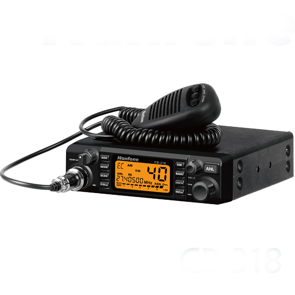 CB-318<br> 10M CB Radio Multi-Color LCD Dispaly