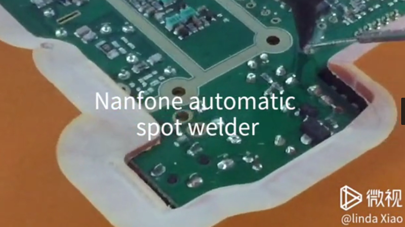 Nanfone automatic spot welder