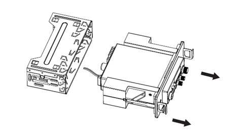 Make it easier to disassemble the DIN frame