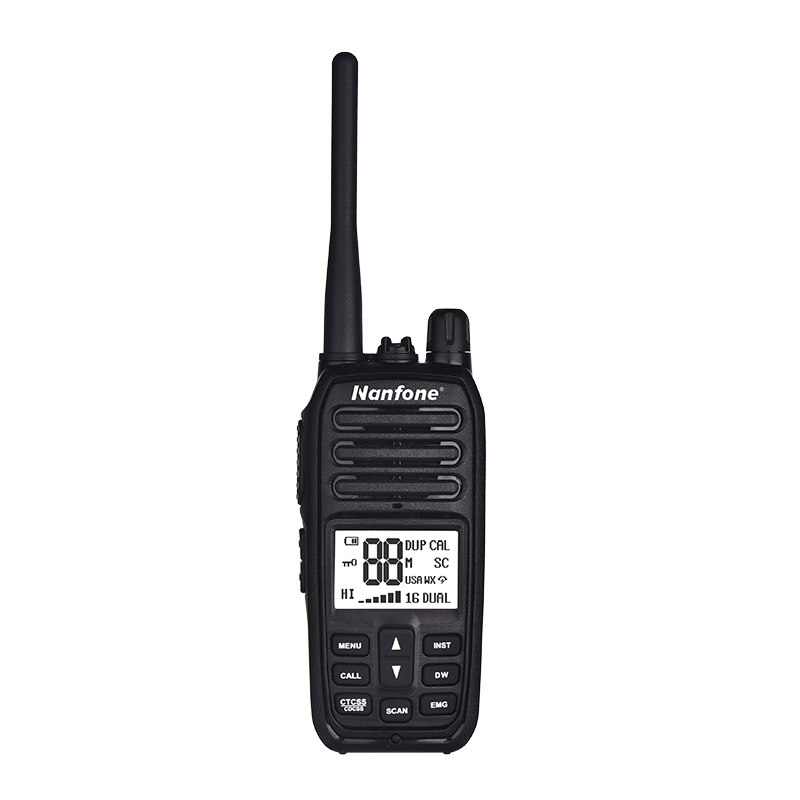 NF-893U UHF Marine Radio Recent 6W with Noise Cancelling Microphone IP67 Waterproof Float & Flash CE